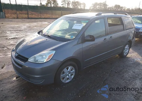 2005 Toyota Sienna Le из США, поврежденный, VIN 5TDZA23C45S353643